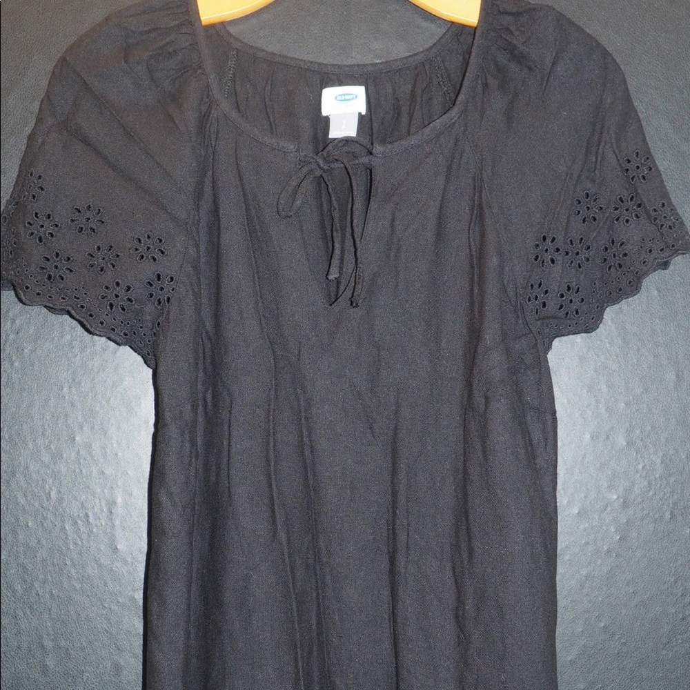 Black midi Old Navy dress USED
